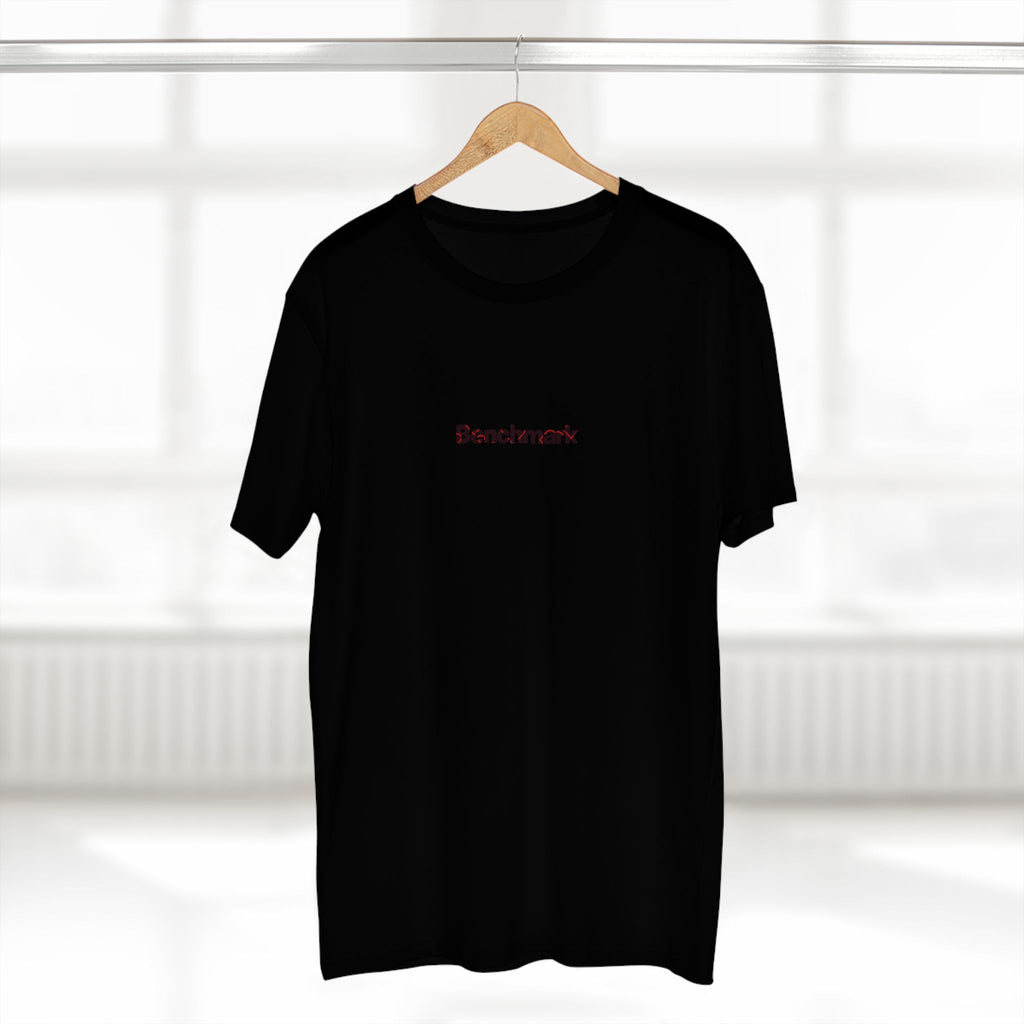 Benchmark Minimalist Tee — Small Chest Logo Graphic T-Shirt