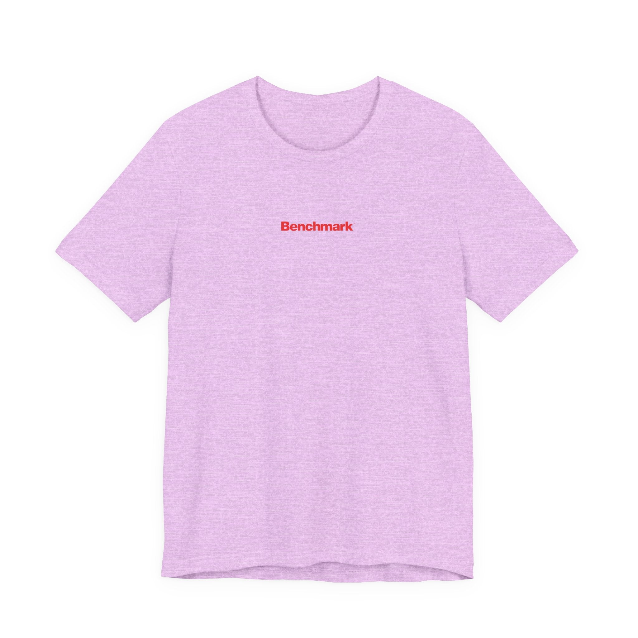 Benchmark Repeat Logo Tee — Minimalist Graphic T-Shirt