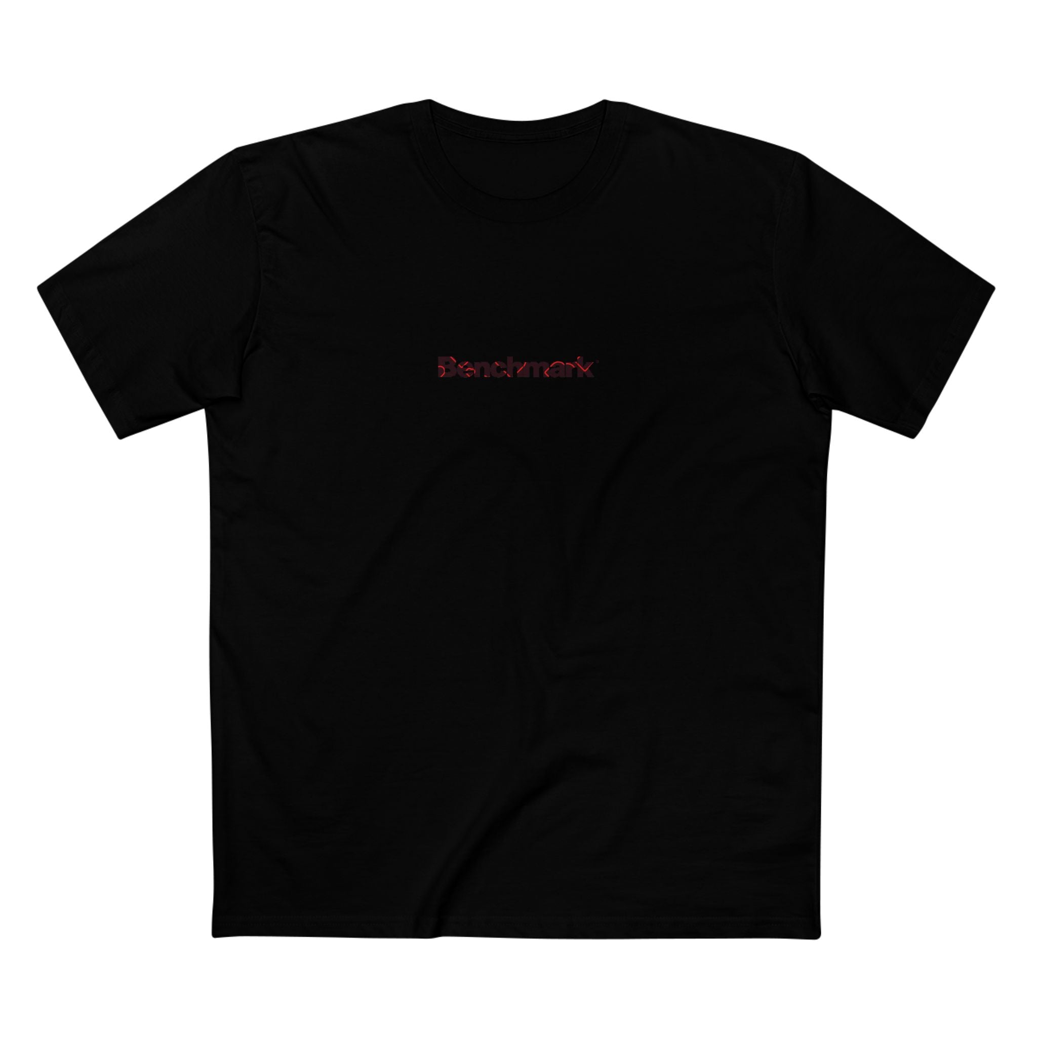 Benchmark Minimalist Tee — Small Chest Logo Graphic T-Shirt