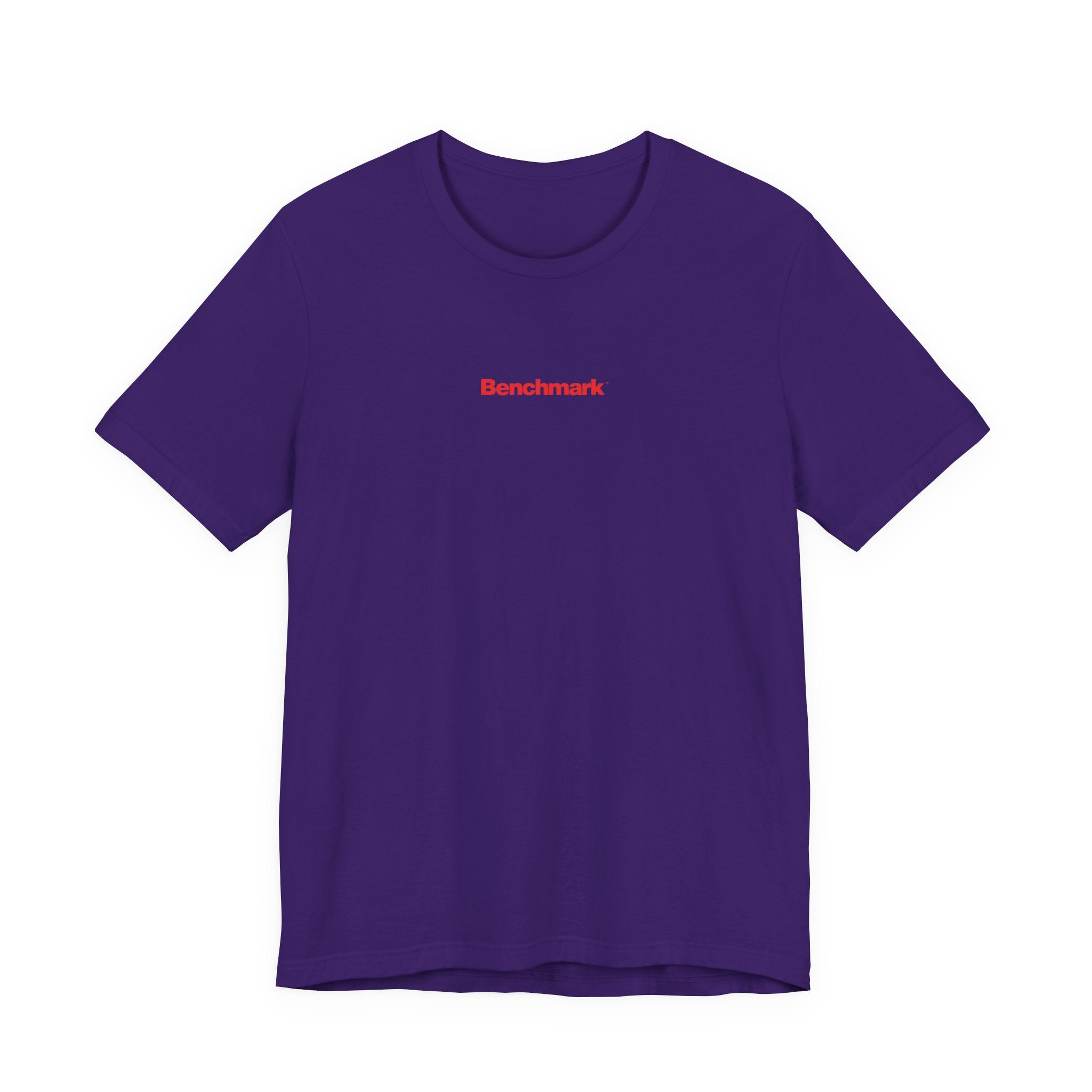 Benchmark Repeat Logo Tee — Minimalist Graphic T-Shirt
