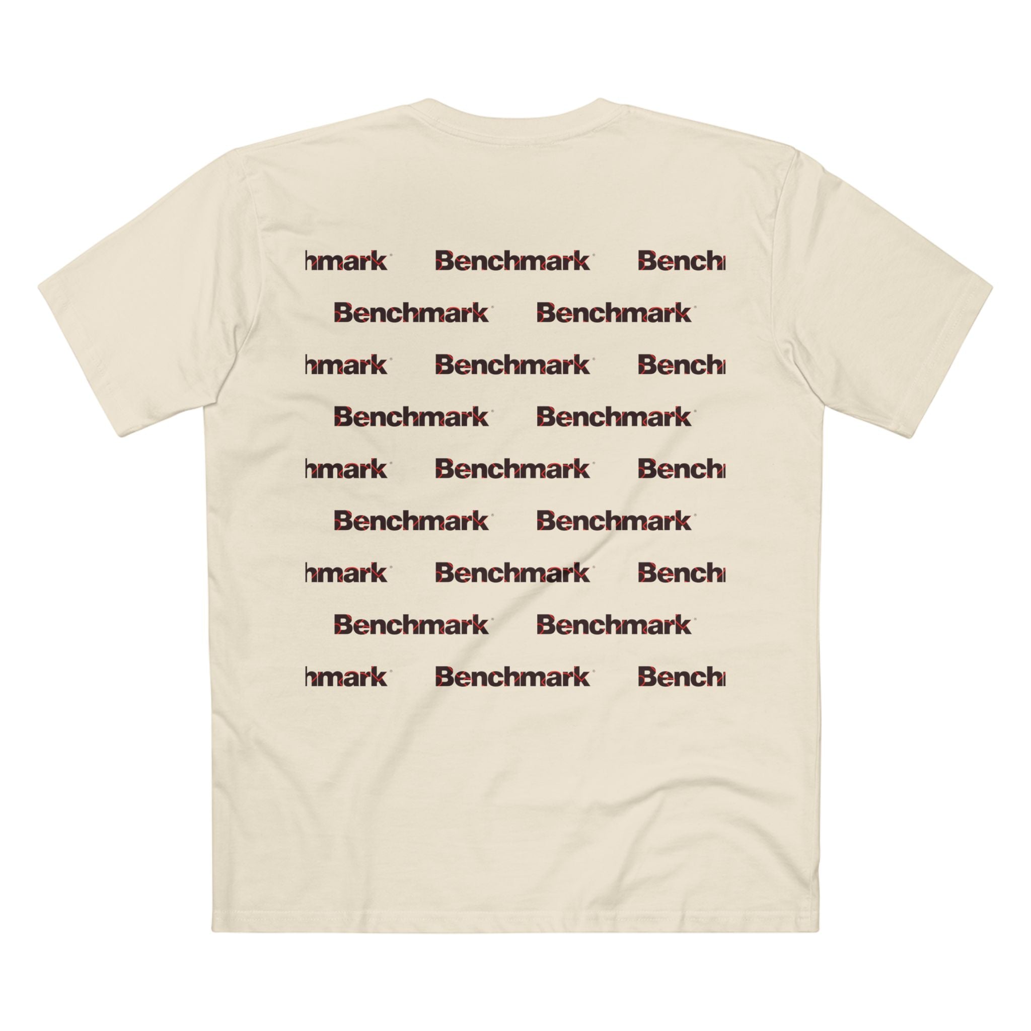 Benchmark Minimalist Tee — Small Chest Logo Graphic T-Shirt