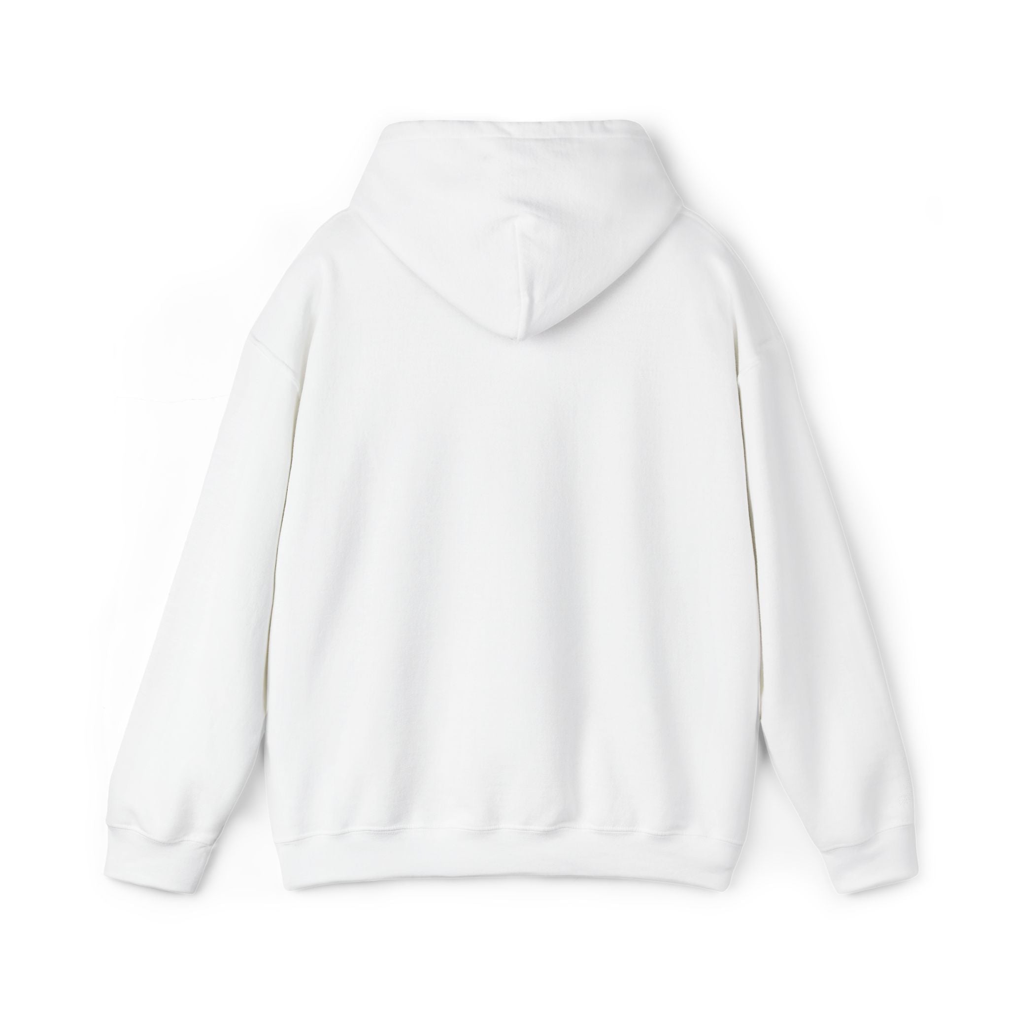 Minimalist 'BeesKnees' White Hoodie — Small Center Chest Script Logo