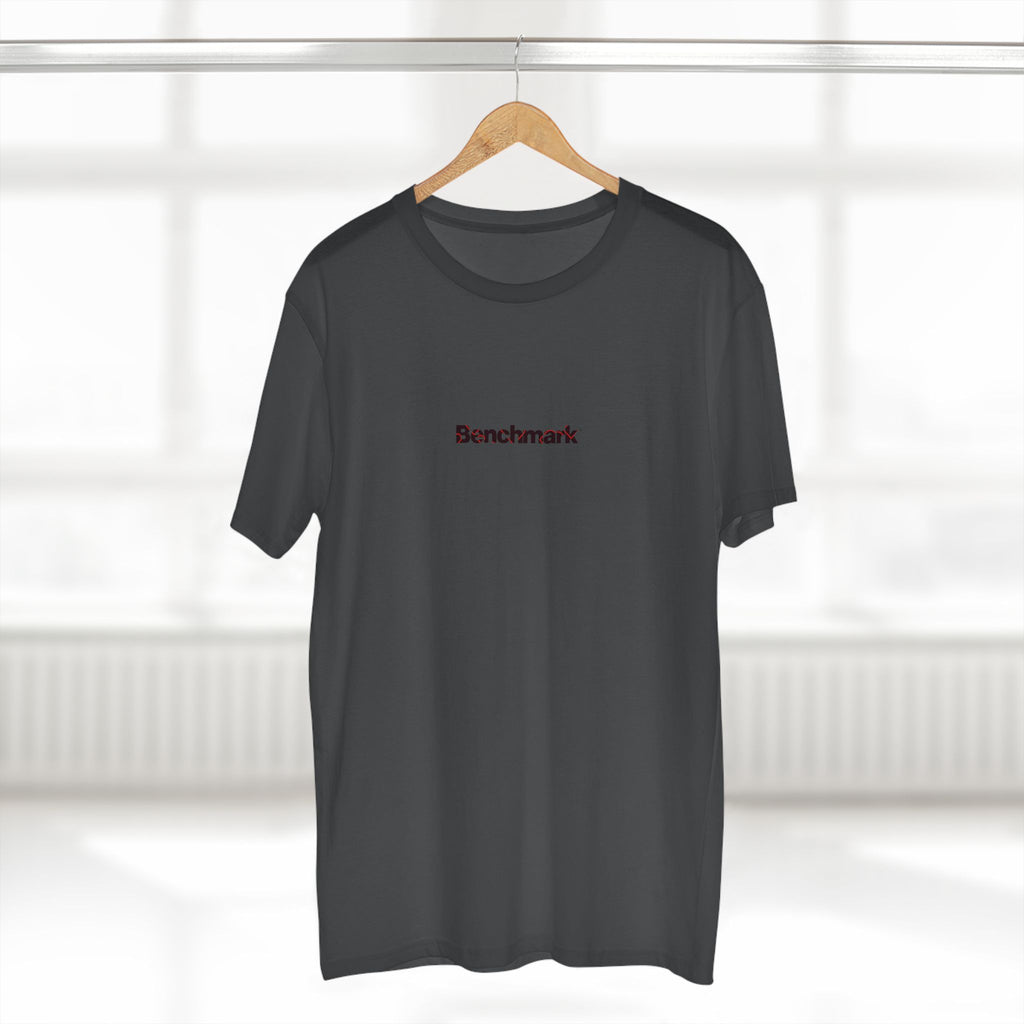 Benchmark Minimalist Tee — Small Chest Logo Graphic T-Shirt
